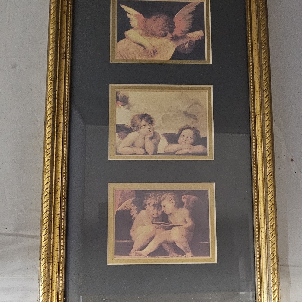 Gold Framed Angel Art Print